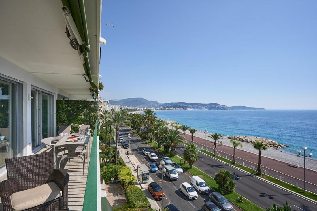 Sunlight - Sky Blue - 3 Bedroom Flat With Sea View On The Promenade Des Appartamento Nizza